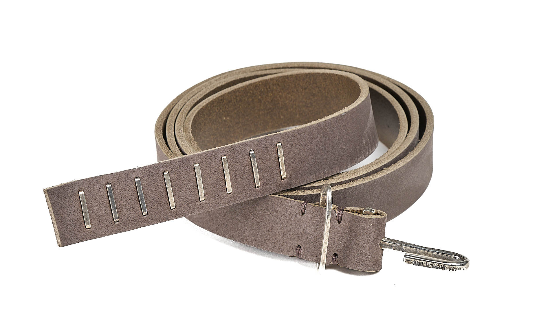 daniele basta leather and silver bags - FRONT